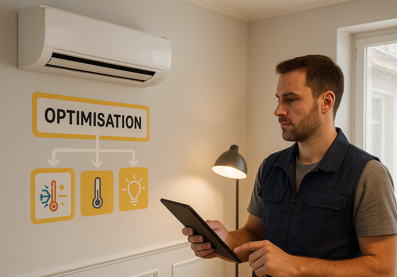 Optimisation d'éclairage LED – variateurs, détecteurs et scènes