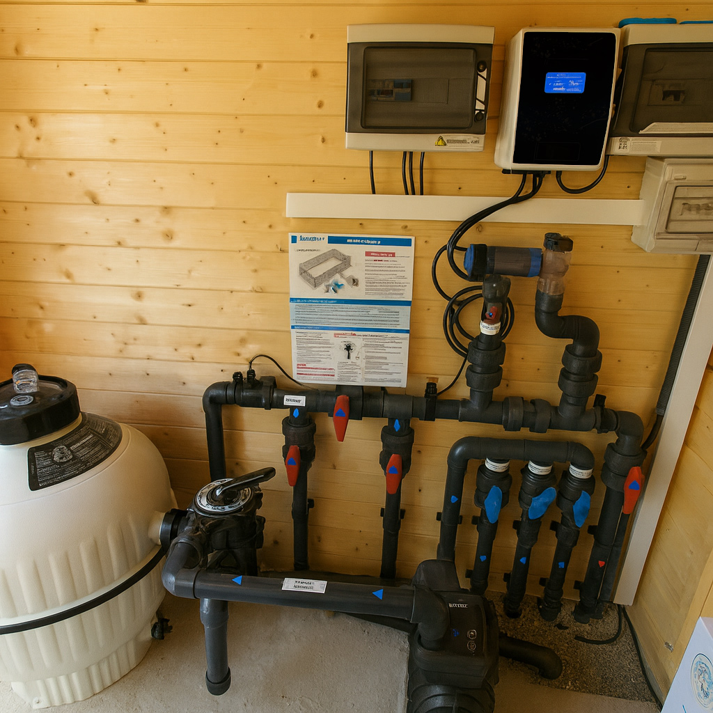 Piscine synchronisée à la production PV – pompe à vitesse variable